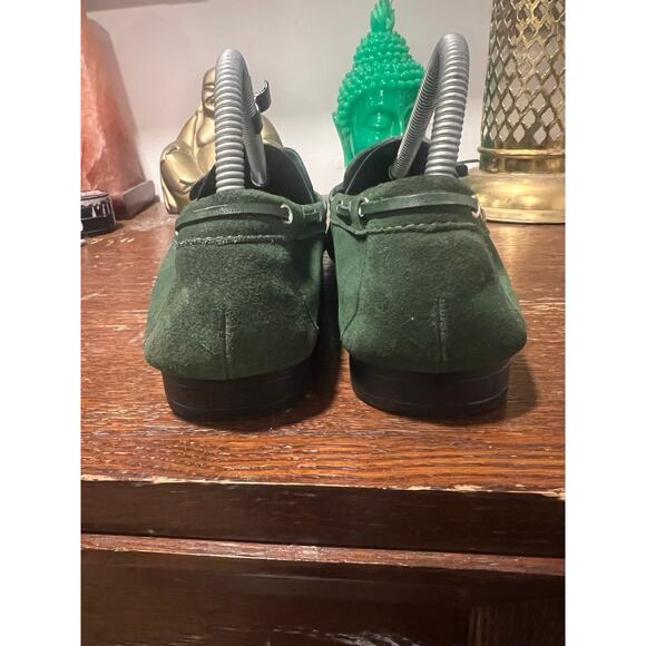 Sam & Libby Preppy Green Suede Casual Moccasins  Loafers 8 - Picture 7 of 14